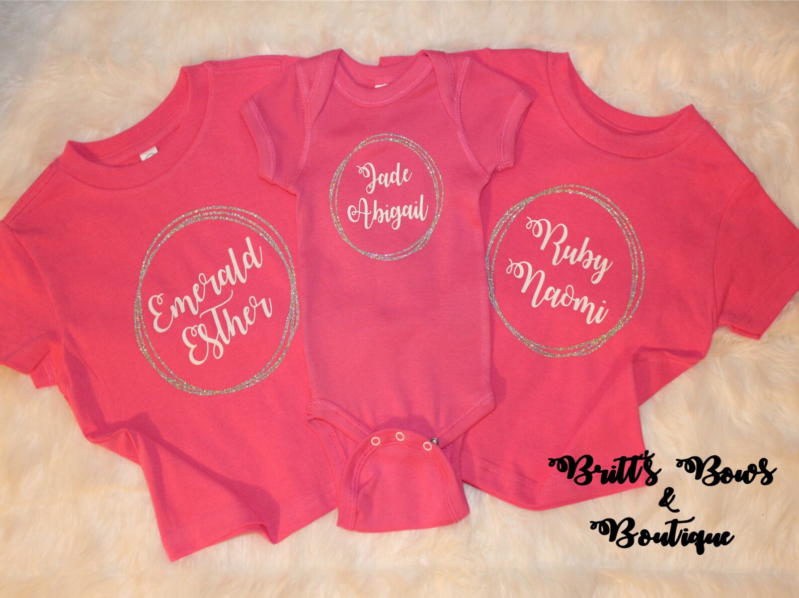 Pink Personalized Baby Shirt Custom Girl Tee Pink Custom Etsy