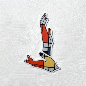 Mondrian Inzwischen Laura Palmer Aufkleber