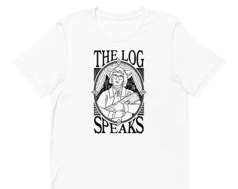 Front & Back Twin Peaks The Log Speaks Short-Sleeve Unisex T-Shirt