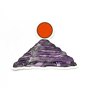 Pyramid of Djoser Clear Sticker