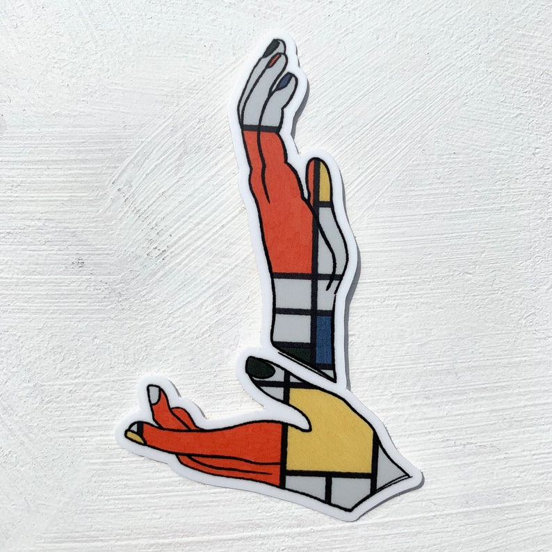 Mondrian Meanwhile Laura Palmer Sticker - Etsy