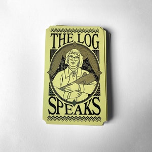 Twin Peaks The Log Speaks Sticker