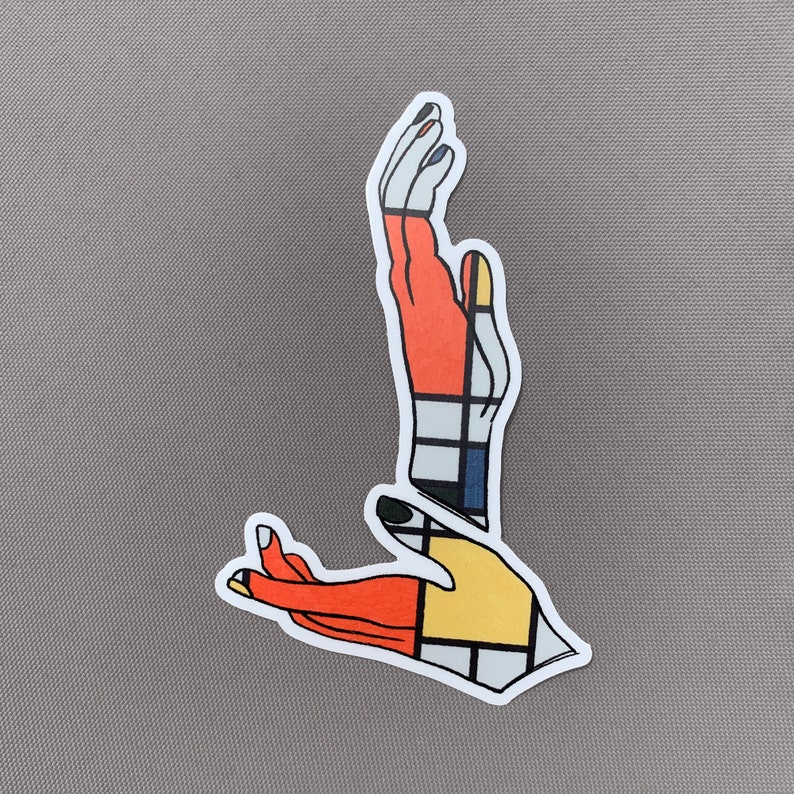 Mondrian Meanwhile Laura Palmer Sticker - Etsy