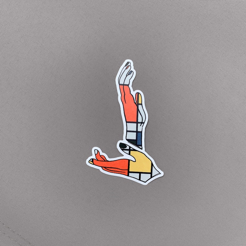 Mondrian Meanwhile Laura Palmer Sticker - Etsy