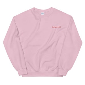 Twin Peaks Just You and I Embroidered Unisex Sweatshirt