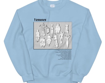 Font & Back Venuses Unisex Sweatshirt