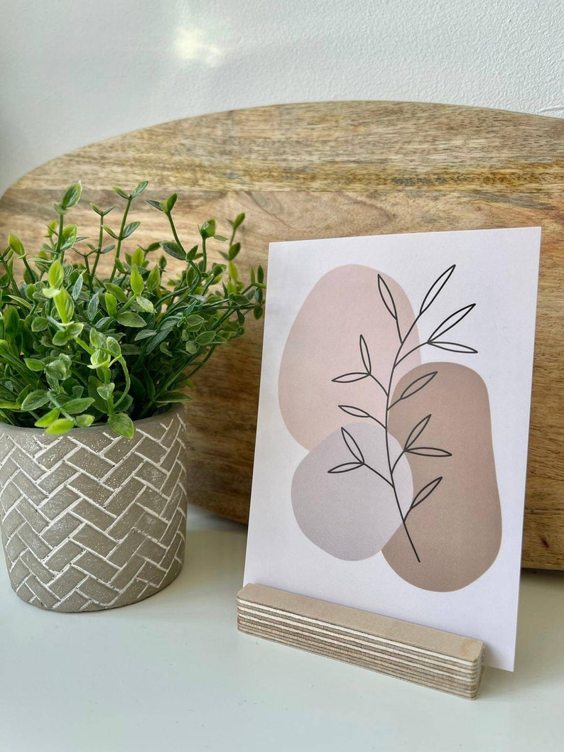 flower florals print flower art wall art Line drawing floral postcards A6 prints postcards