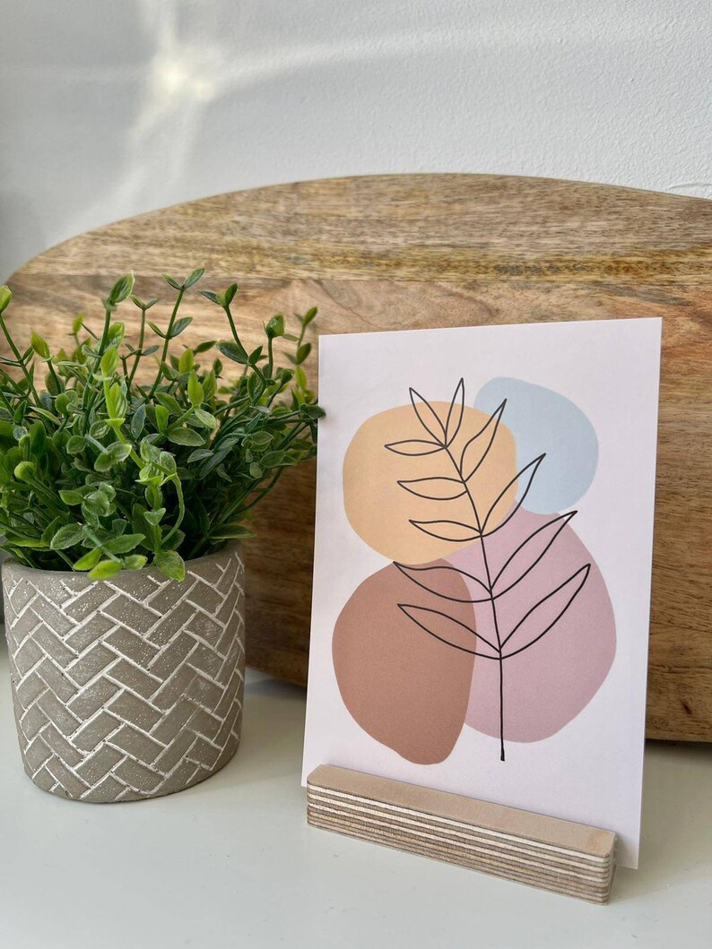 flower florals print flower art wall art Line drawing floral postcards A6 prints postcards