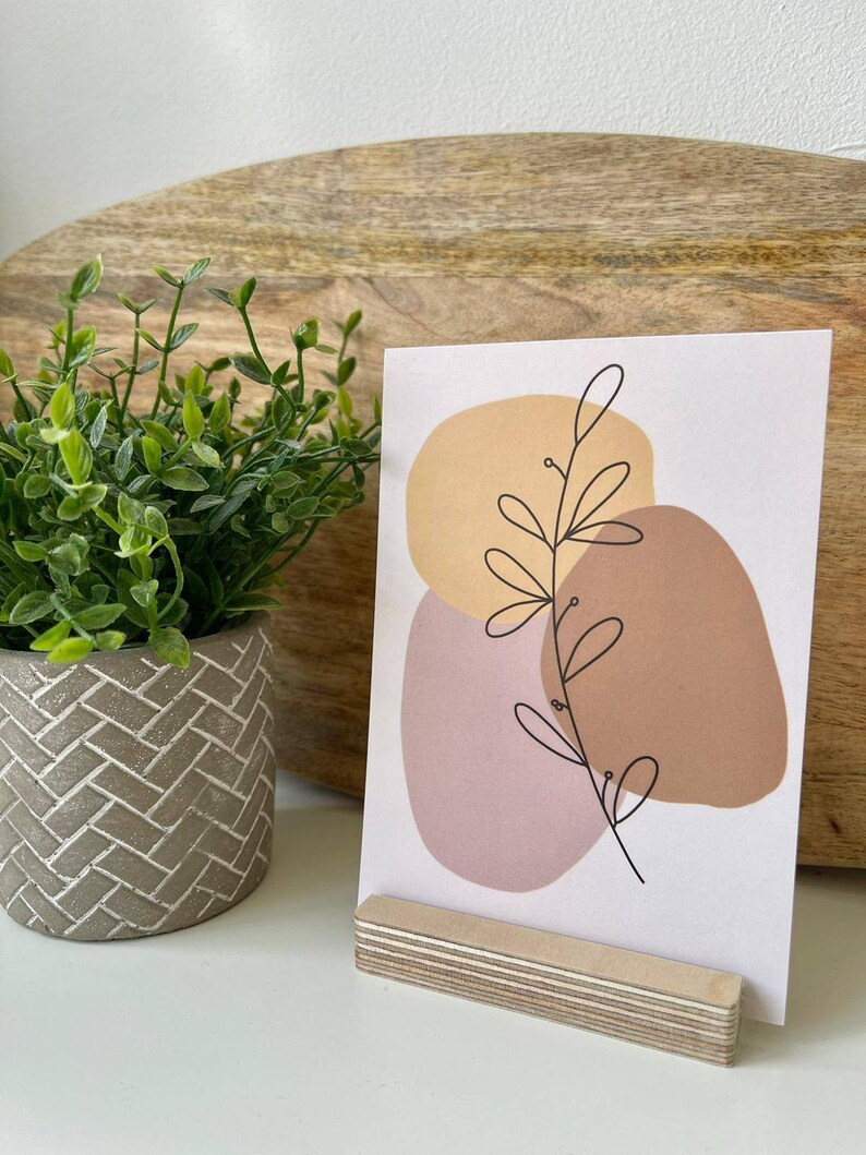 flower florals print flower art wall art Line drawing floral postcards A6 prints postcards