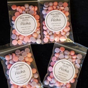 Heavily Scented 1+ oz. Soy Wax Melt DOTS Hand Poured