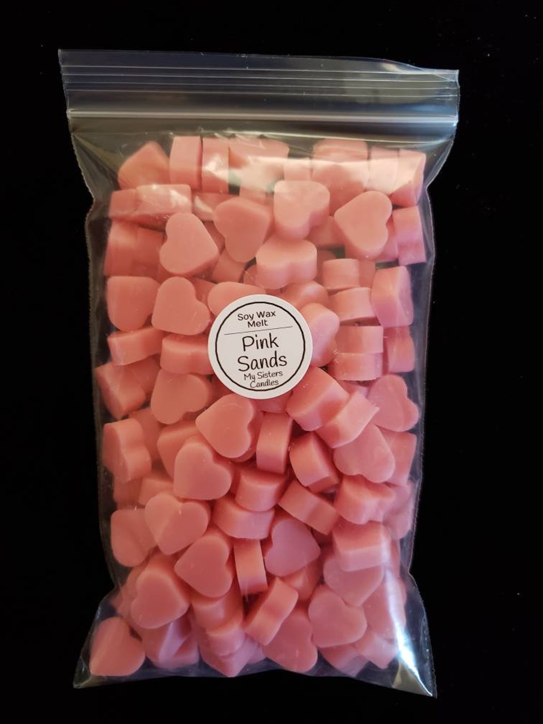 150 Heavily Scented Soy Wax Heart Melts 4X6 Bag/handmade/made to Order