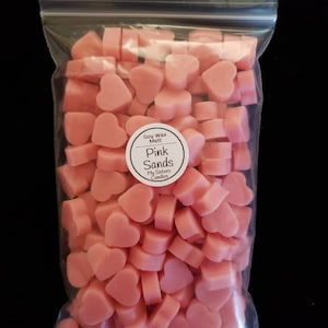 150 Heavily Scented Soy Wax Heart Melts (4X6 Bag)/Handmade/Made To Order/2nd Listing New Scents For Hearts