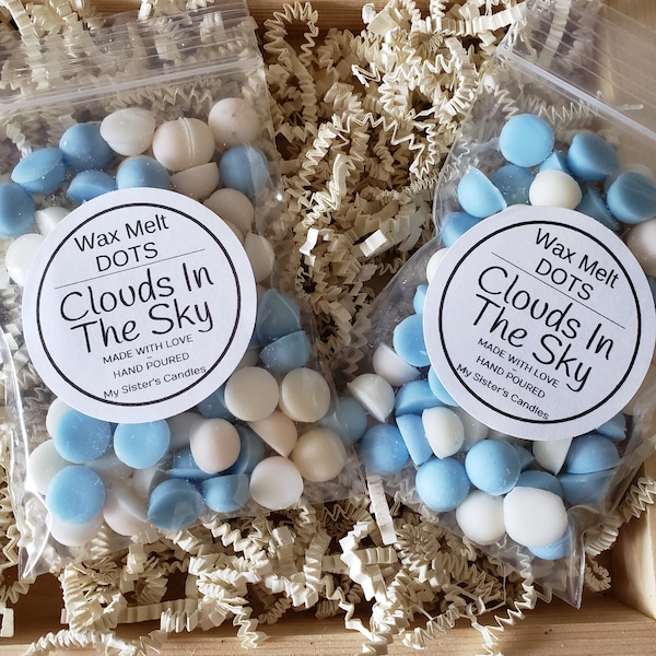 Brand New Scents of Wax Melt DOTS/Heavily scented/Hand poured/Soy Wax