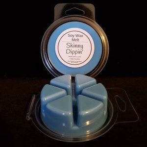 3 oz. Heavily Scented/Hand Poured (Pie Shaped) Clamshell Soy Wax Melt
