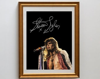 Steven Tyler Signature DIGITALE Print