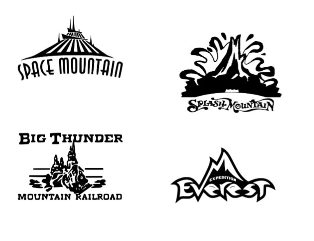 Mtn Vector Mountains Svg Individual Files - Etsy