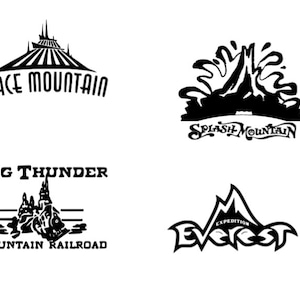 mountains svg individual files