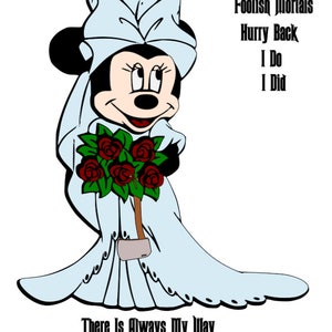 Minnie as Constance Hatchaway from Haunted Mansion svg png