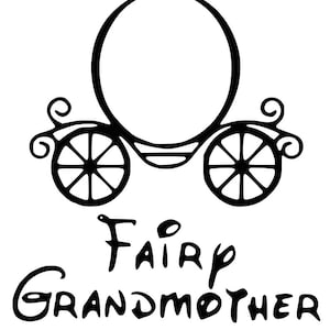 Monograma de la abuela de hadas SVG