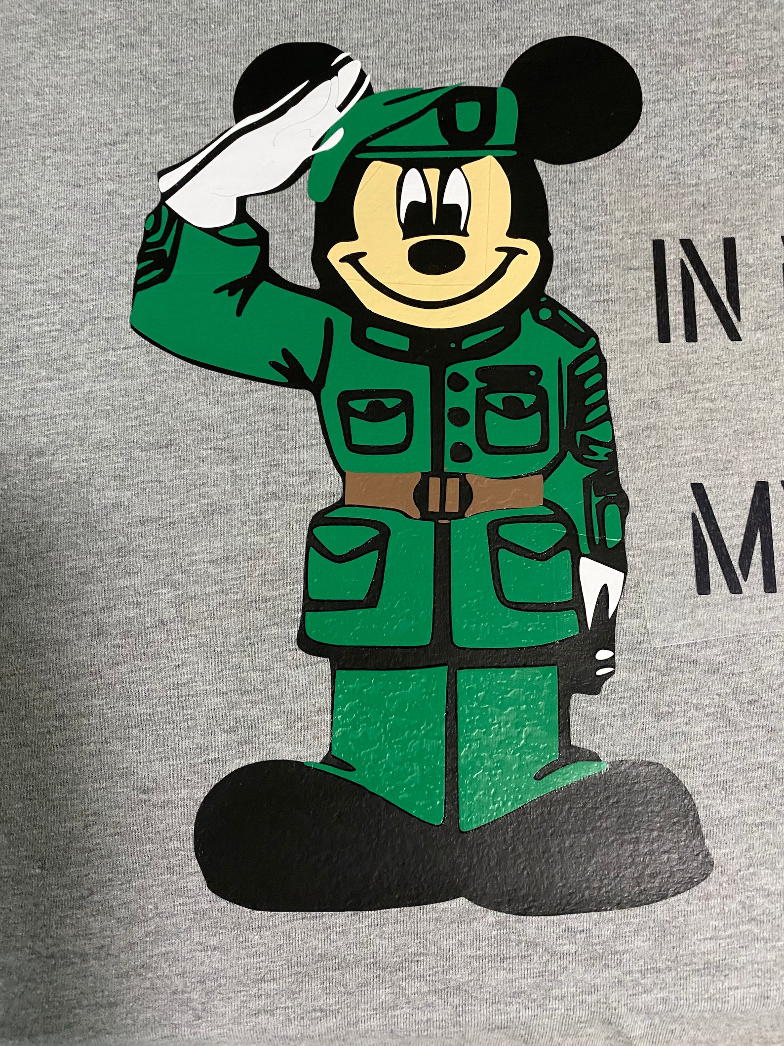 Army Mickey Mouse Svg Etsy