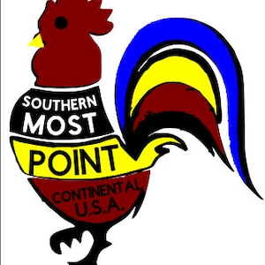 Key West Southern Most point Rooster svg