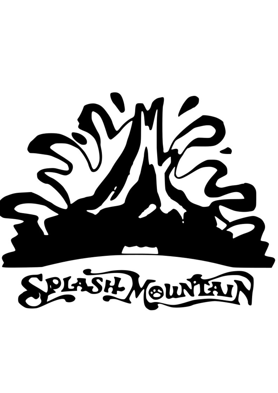 Splash Mountain Svg - Etsy