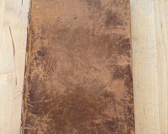 Signed 1848 Patrick Henry Biography by William Wirt: Rare Leather Book