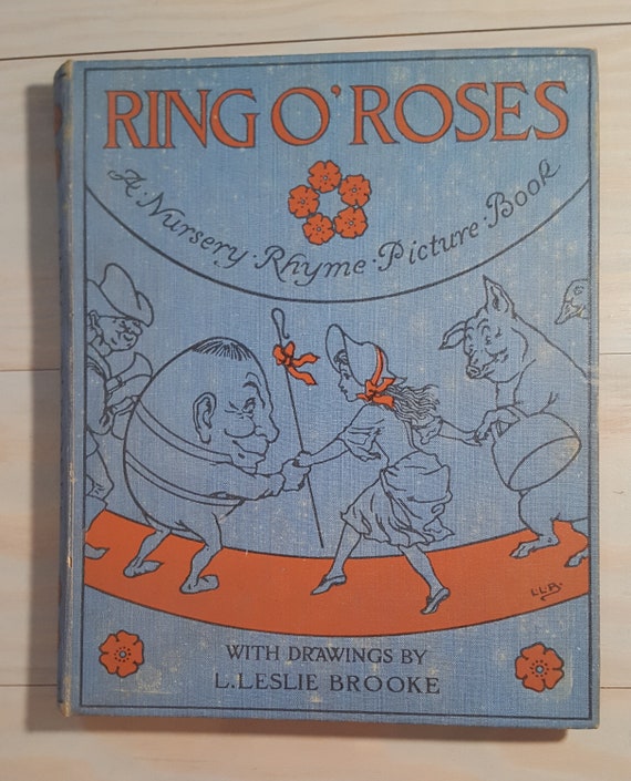 Ring O Roses A Nursery Rhyme Picture Book By L Leslie Brooke Etsy