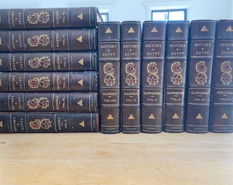 History Of Egypt, Chaldea, Syria, Babylonia, and Assyria. MASPERO, Gaston Camille Charles, and RAPPOPORT,The Grolier Society, (1903)