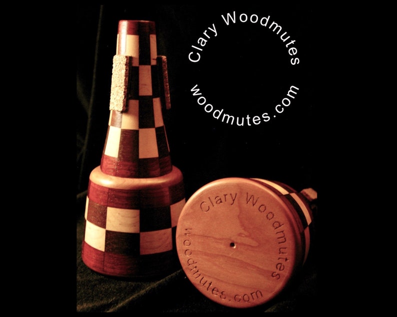 Trumpet Straight Mute handmade Wooden the Mooch Wooden Etsy
