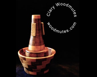 Trumpet Cup Mute (handmade wooden) - The Kramer Adjustable Cup Mute