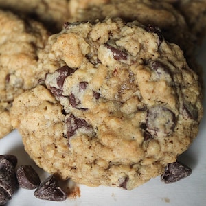 Soft Baked Oatmeal Chocolate Chip Cookies, Holiday Gift, Cookie Gifts, Edible Gifts, Cookie Care Package, Care Package, Christmas