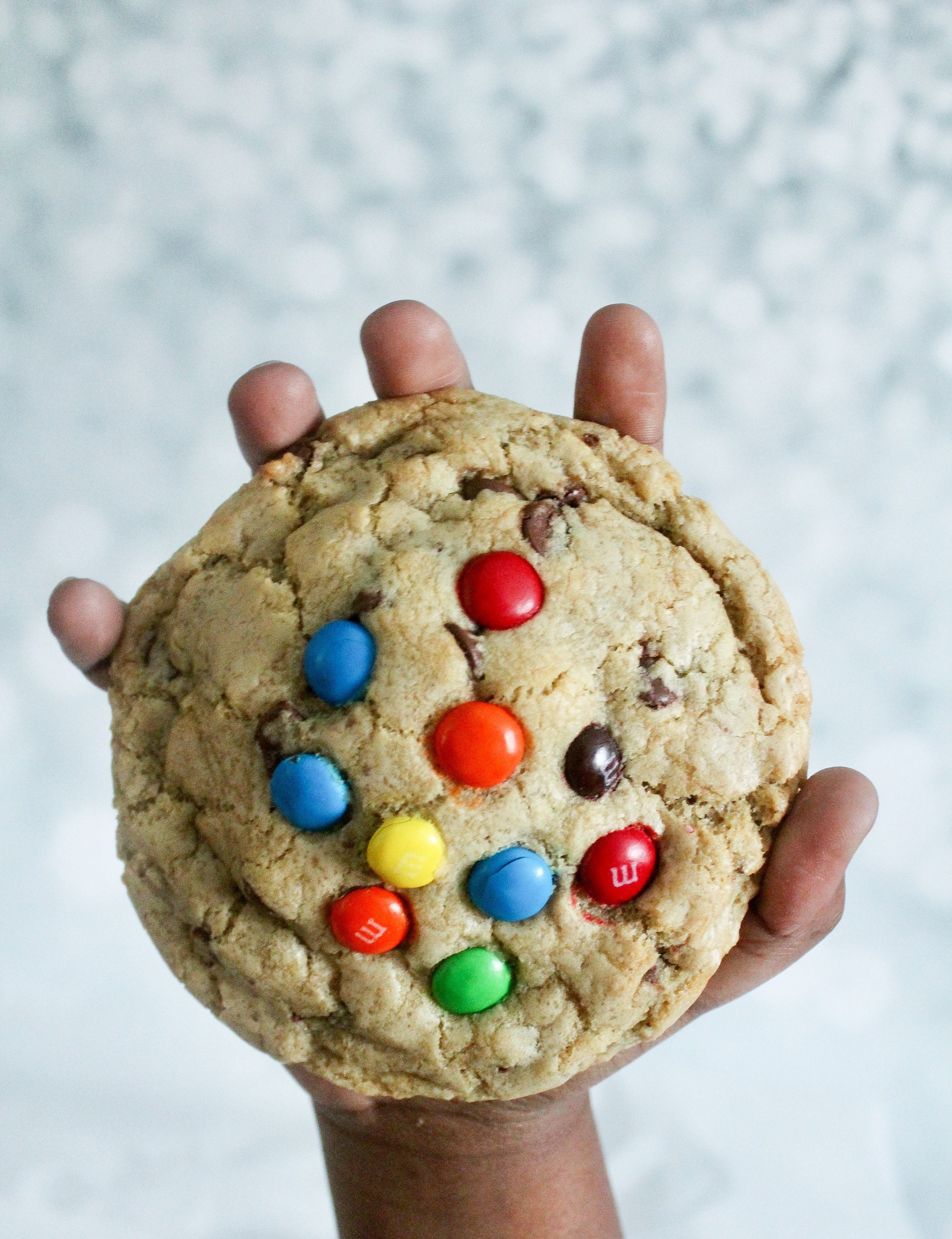 Jumbo Chocolate Ganache Stuffed M&M Cookies Stuffed Cookies Etsy