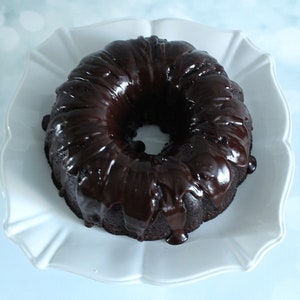 Triple Chocolate Bundt Cake, Chocolate Cake, Cake Gifts, Holiday Gift, Edible Gift, Food Gift, Care Package, Mother’s Day, Christmas