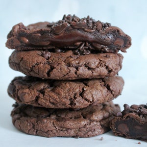 Death By Chocolate Stuffed Cookies, Chocolate Cookies, Stuffed Cookies, Cookie Gifts, Christmas