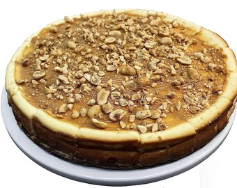 Andy Anand Deliciously Indulgent Sugar-Free Peanut Bits Cheesecake - The Best Classic Baked Good With Irresistible Taste - 2 Lbs