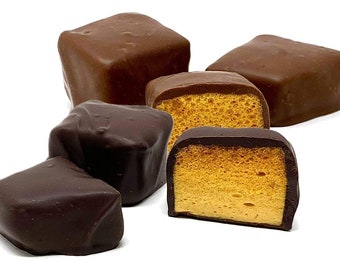 Belgian Milk & Dark Chocolate Honeycomb By Andy Anand 1 lbs Sponge Home Made Taste