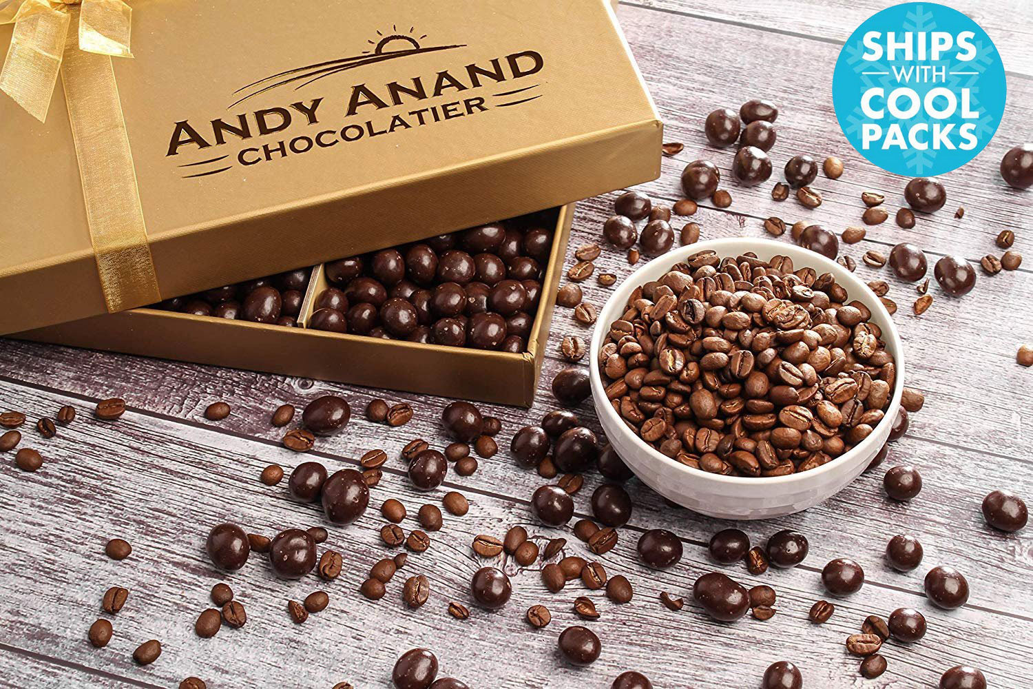 Andy Anand Chocolate Coffee Espresso Beans covered with Rich Etsy