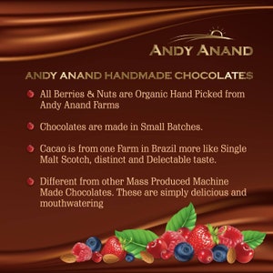 Belgian Dark Chocolate Cherry Cordials 24 Pcs By Andy Anand Delicious, Divine, Delectable Gift Box, Birthday, Valentine Christmas Holiday image 8