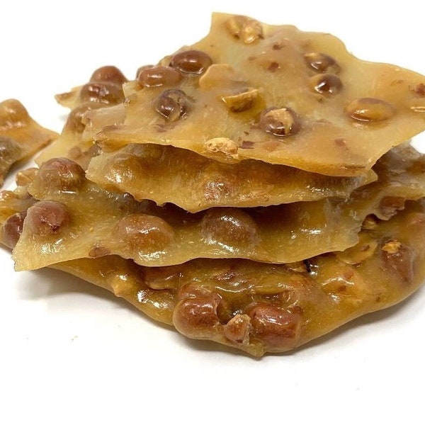 Andy Anand Sweet Sugar Free Peanut Brittle Made the Old Fashioned Way Handmade Vegan Divine, Birthday Anniversary Christmas 7 Oz