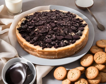Andy Anand Deliciously Indulgent Sugar-Free Cookies & Cream Cheesecake - The Best Classic Baked Good With Irresistible Taste - 2 Lbs