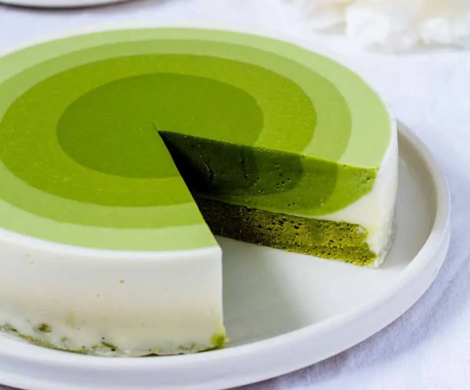 Delicious Green Tea Mousse Chiffon Cake are light & Velvety Etsy