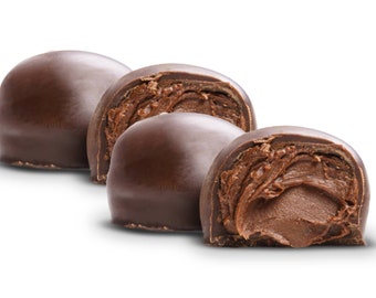 20 Pcs Dark Chocolate Italian Truffles (Cuneesi) By Andy Anand irresistible Italian Creations