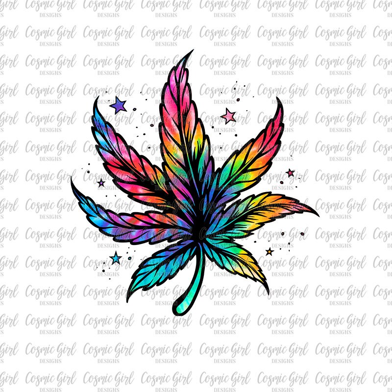 Weed psychedelic Sublimation design template 420 rainbow tie | Etsy