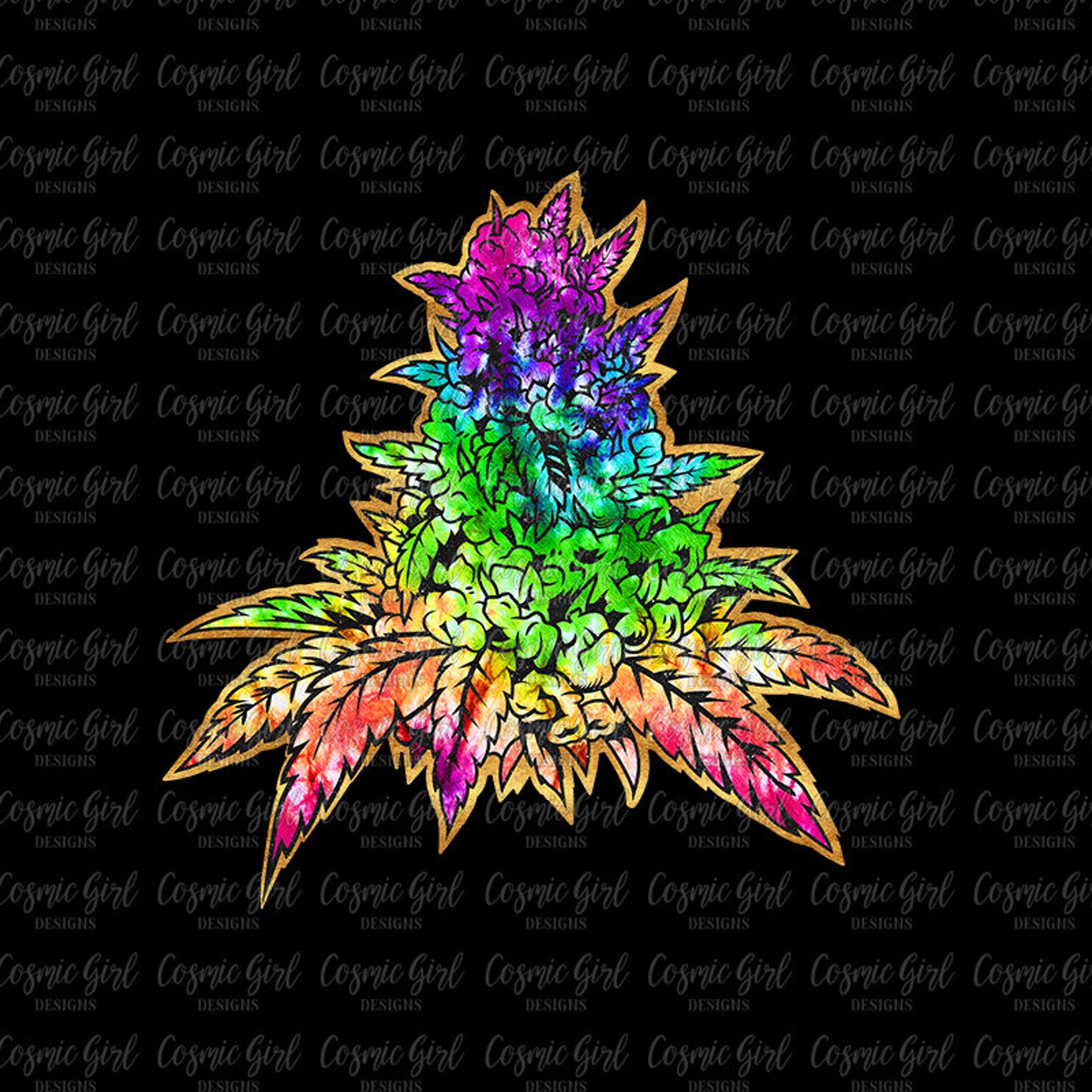 Weed Cannabis Sublimation Design Template 420 Rainbow Gangsta - Etsy