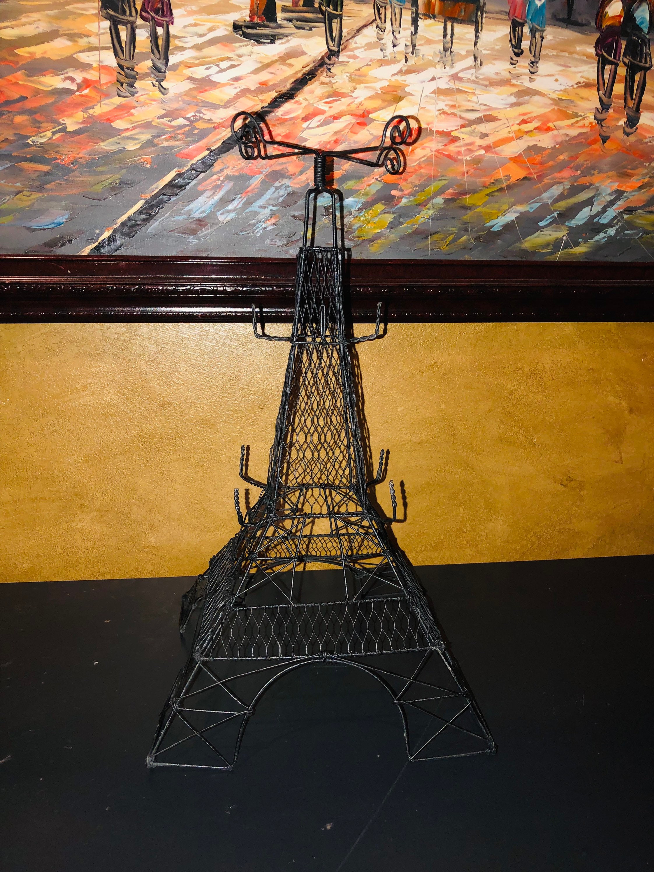 Wire sculpture eiffel tower - Etsy 日本