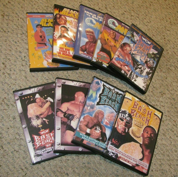 Nwa/wcw Pro Wrestling 12-dvd PPV Bundles W/cases & Artwork