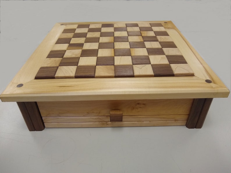 Woodworking Plans Chess Board with drawer Paper plans image 2