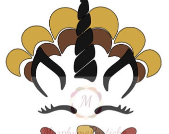Download Turkey Unicorn Svg Etsy