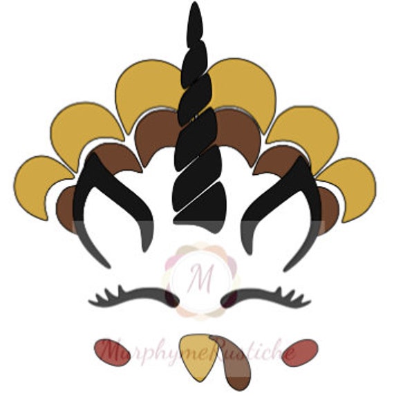 Download Turkey Unicorn Zip Contains The Svg Jpg White Background Etsy PSD Mockup Templates